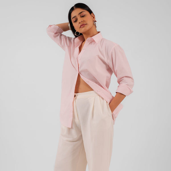 Signature Stripe Shirt - Pink