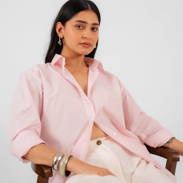 Signature Stripe Shirt - Pink