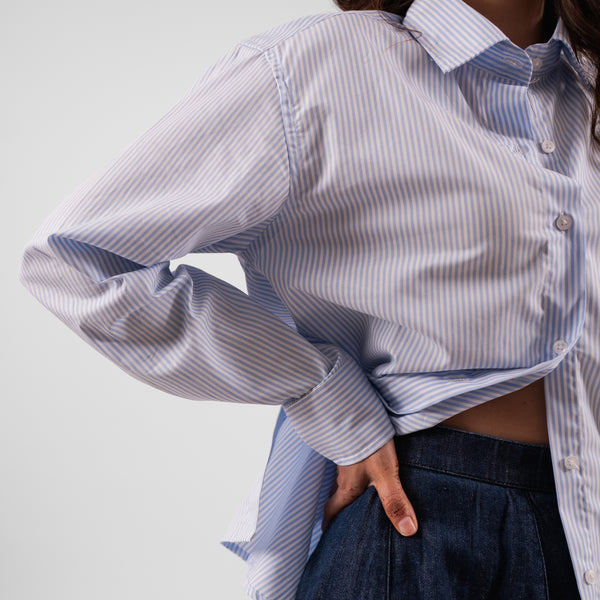 Signature Stripe Shirt - Blue