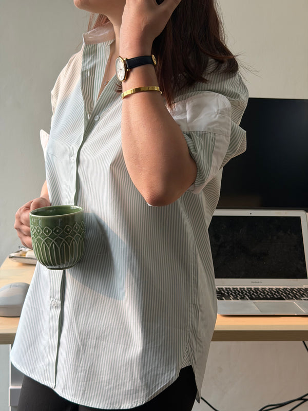 Signature Mint Stripe Shirt