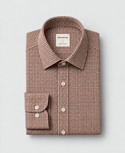 Heritage Shirt - Brown – folded flat lay