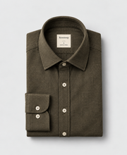 Olive Grove Shirt – folded flat lay